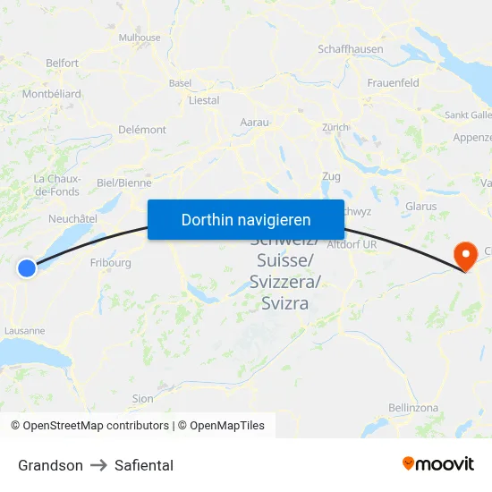 Grandson to Safiental map