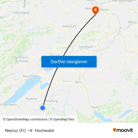 Neyruz (Fr) to Hochwald map