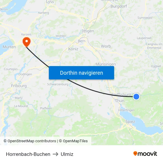 Horrenbach-Buchen to Ulmiz map