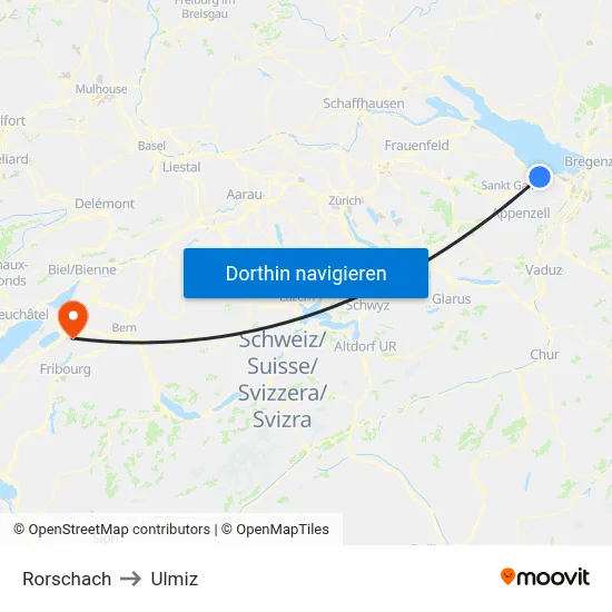 Rorschach to Ulmiz map