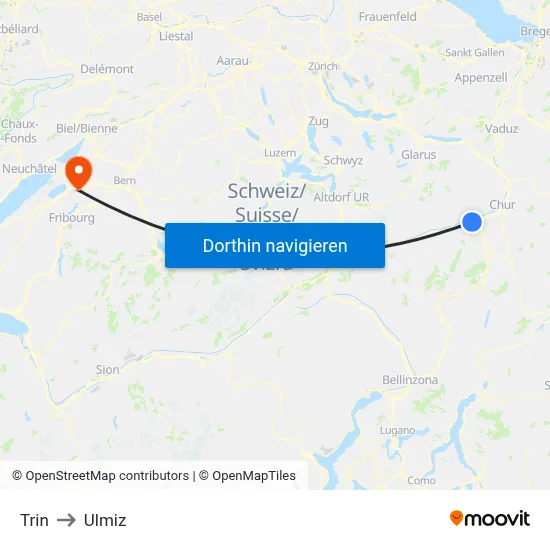 Trin to Ulmiz map