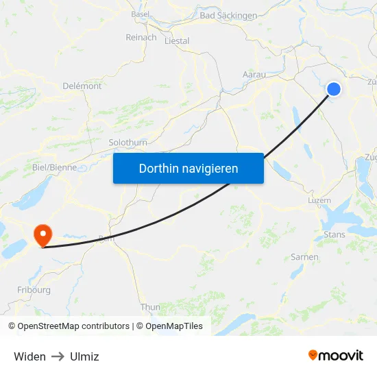 Widen to Ulmiz map