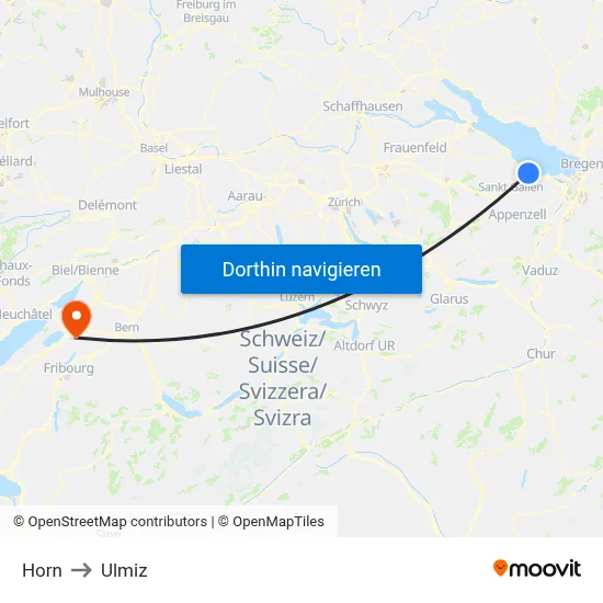 Horn to Ulmiz map