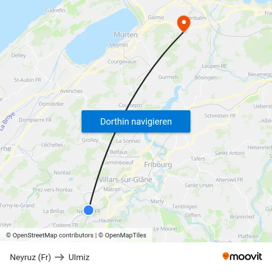 Neyruz (Fr) to Ulmiz map