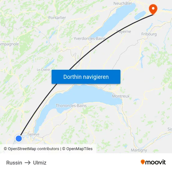 Russin to Ulmiz map