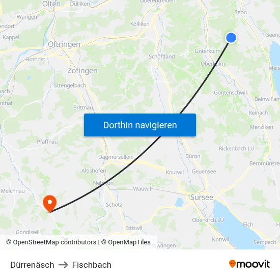 Dürrenäsch to Fischbach map