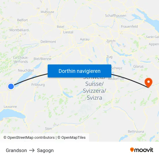 Grandson to Sagogn map