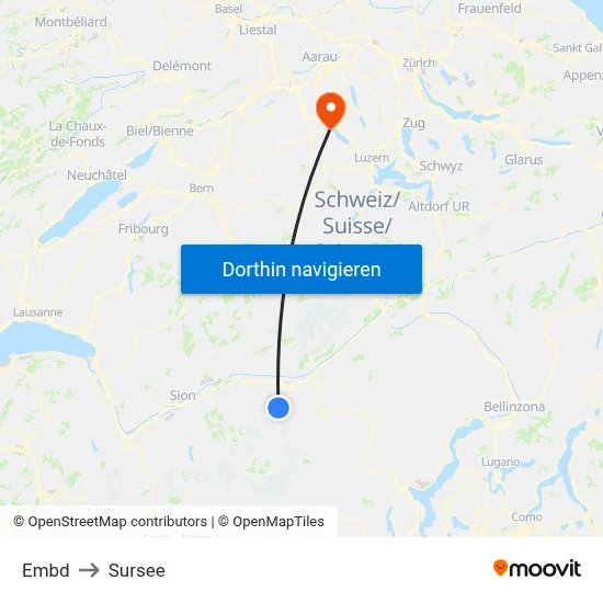 Embd to Sursee map