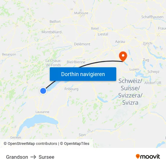Grandson to Sursee map