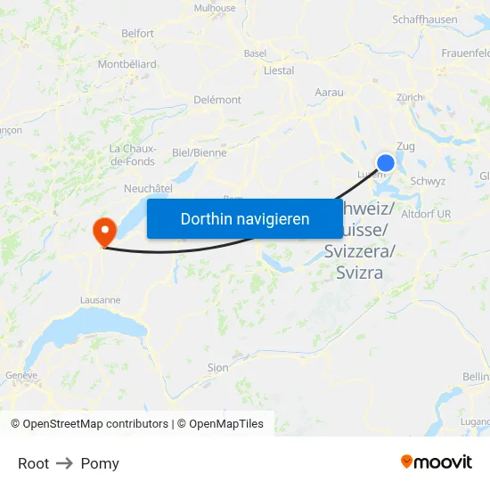 Root to Pomy map