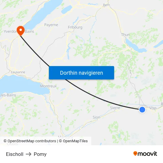 Eischoll to Pomy map