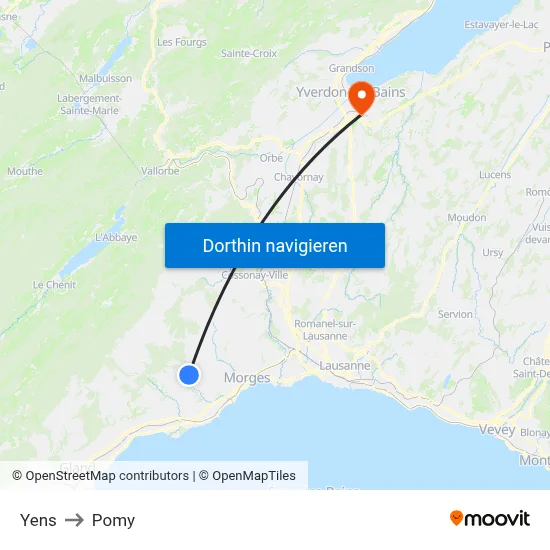 Yens to Pomy map