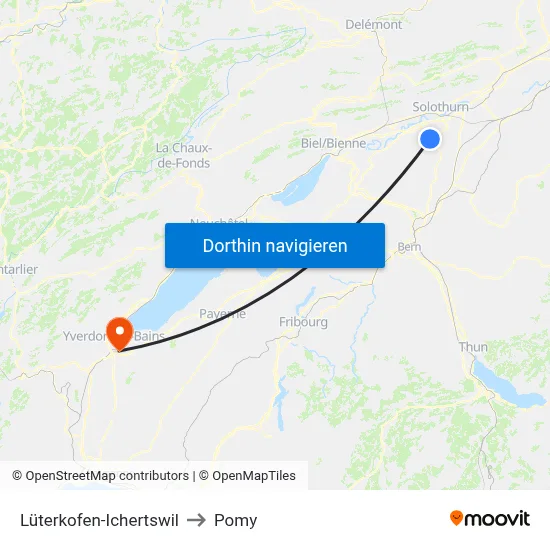 Lüterkofen-Ichertswil to Pomy map