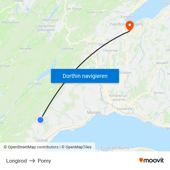 Longirod to Pomy map