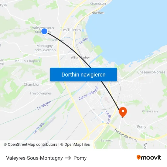 Valeyres-Sous-Montagny to Pomy map