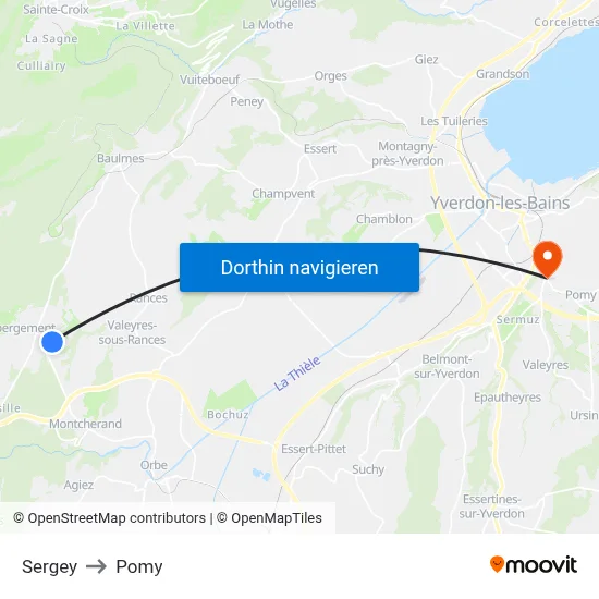 Sergey to Pomy map