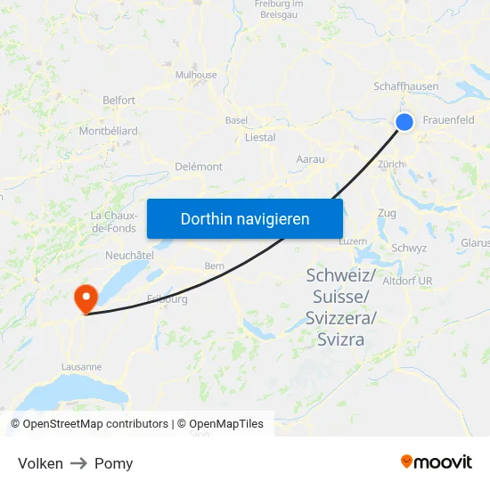 Volken to Pomy map