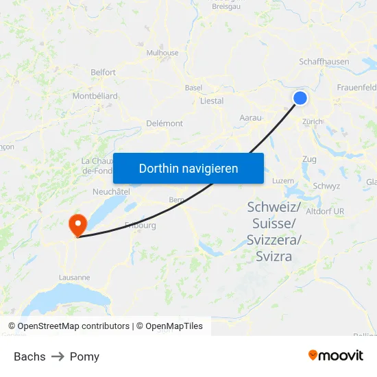 Bachs to Pomy map