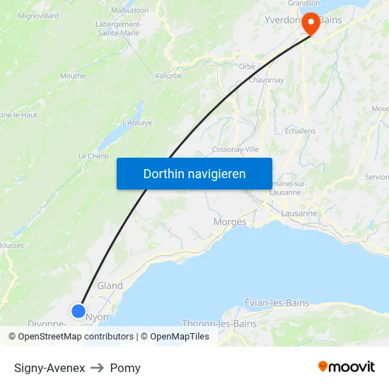 Signy-Avenex to Pomy map