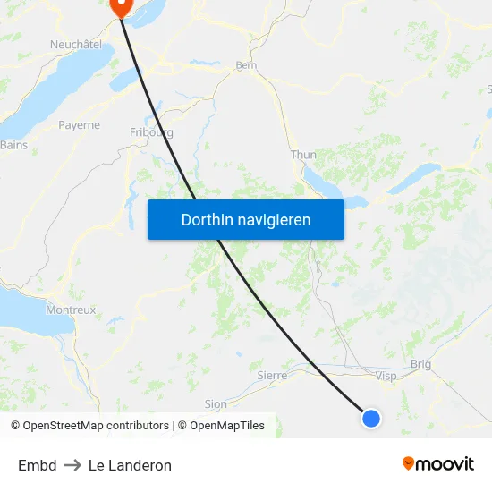 Embd to Le Landeron map