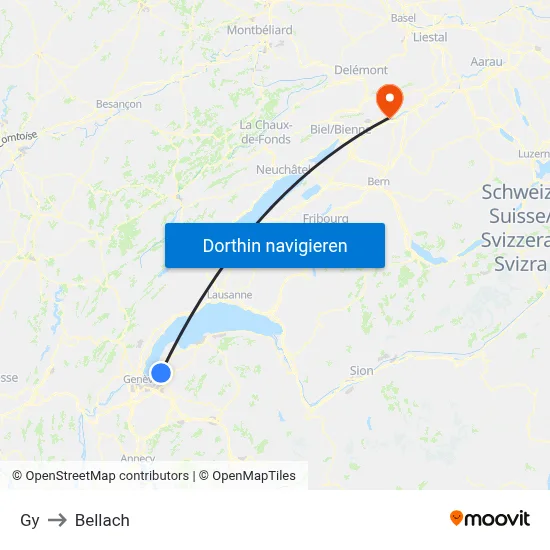 Gy to Bellach map