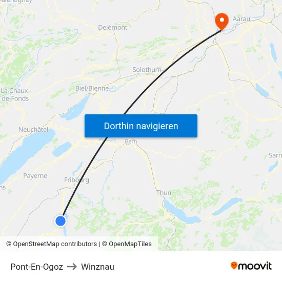 Pont-En-Ogoz to Winznau map