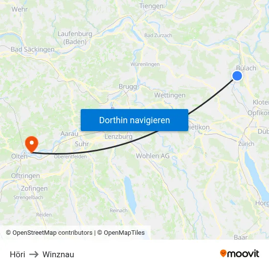 Höri to Winznau map
