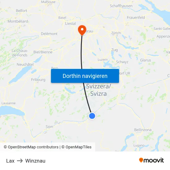 Lax to Winznau map