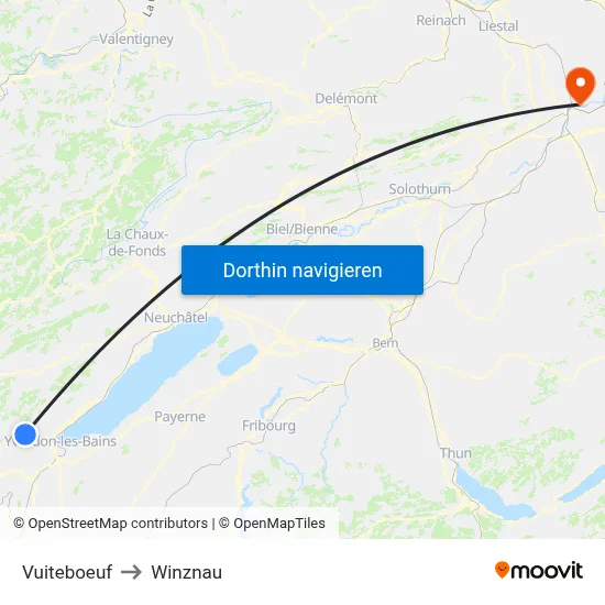 Vuiteboeuf to Winznau map
