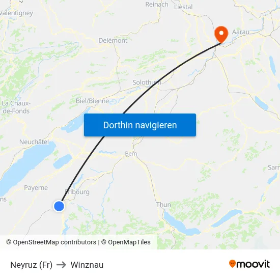 Neyruz (Fr) to Winznau map