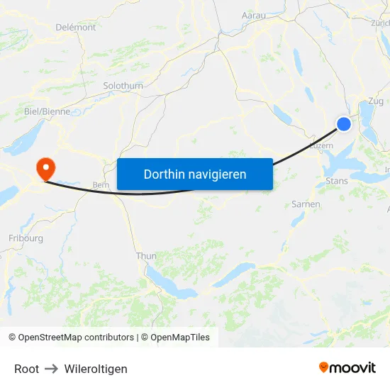 Root to Wileroltigen map