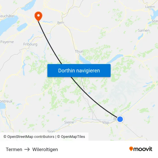 Termen to Wileroltigen map