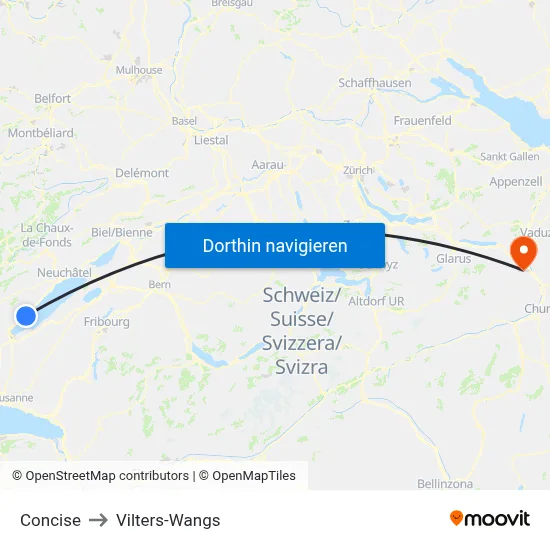 Concise to Vilters-Wangs map