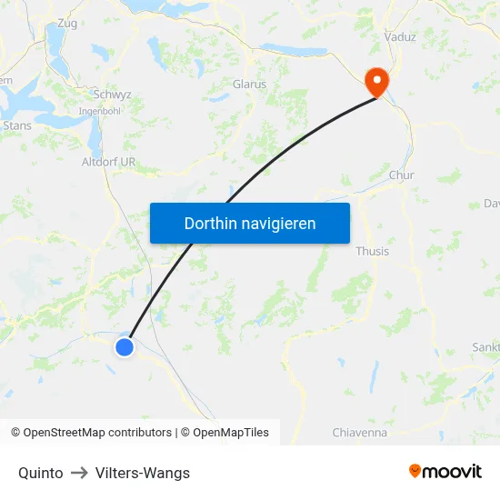 Quinto to Vilters-Wangs map