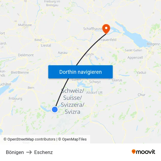 Bönigen to Eschenz map