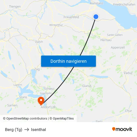 Berg (Tg) to Isenthal map