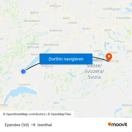 Ependes (Vd) to Isenthal map