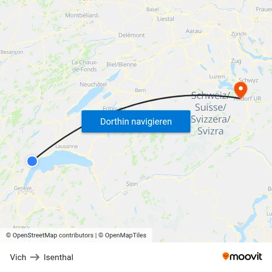 Vich to Isenthal map