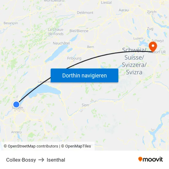 Collex-Bossy to Isenthal map