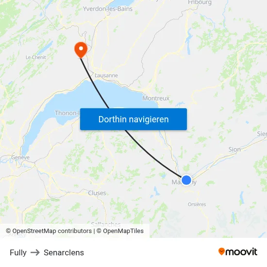 Fully to Senarclens map