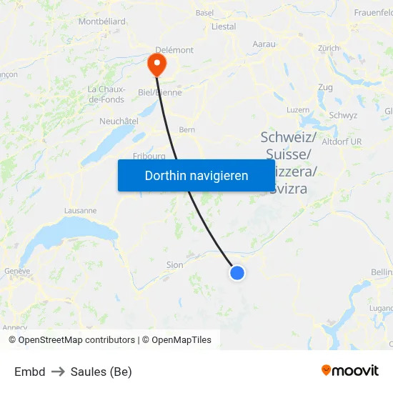 Embd to Saules (Be) map