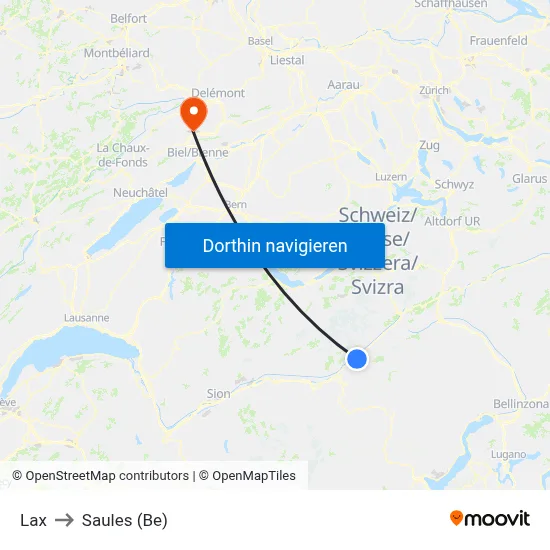 Lax to Saules (Be) map