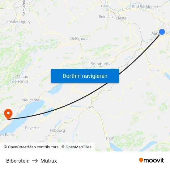 Biberstein to Mutrux map