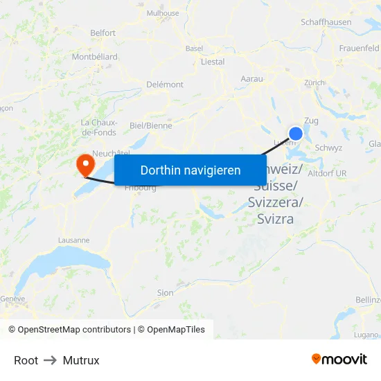 Root to Mutrux map