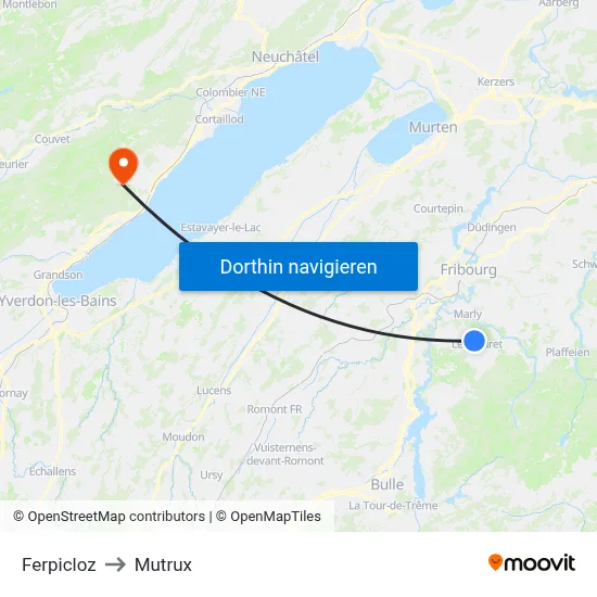 Ferpicloz to Mutrux map