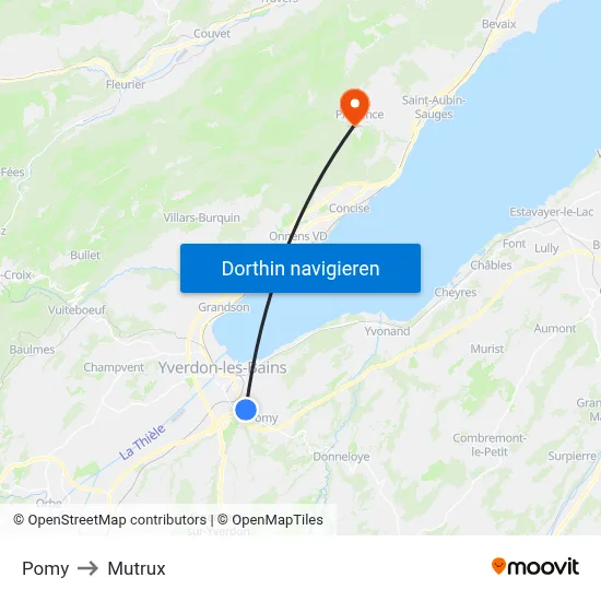 Pomy to Mutrux map