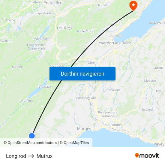 Longirod to Mutrux map
