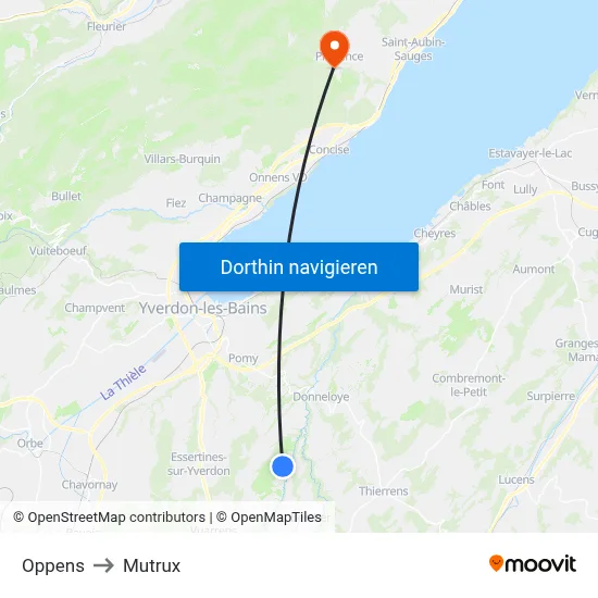 Oppens to Mutrux map