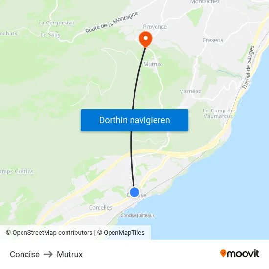 Concise to Mutrux map