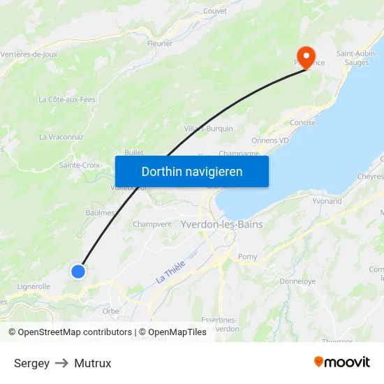 Sergey to Mutrux map